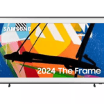 SAMSUNG The Frame LS03D 75 inch Art Mode QLED 4K HDR Smart TV with Wall Mount (2024) - QE75LS03DA