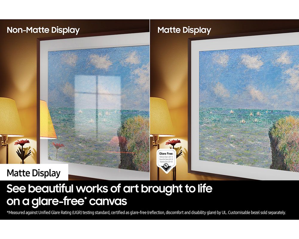 SAMSUNG The Frame LS30D 43 inch Art Mode QLED 4K HDR Smart TV (2024) - QE43LS03DA