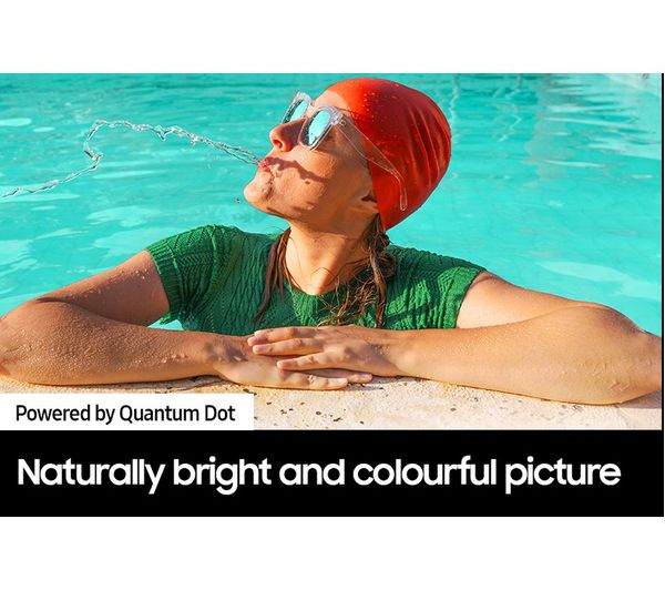 SAMSUNG The Serif QE50LS01DAUXXU 50 Smart 4K Ultra HD HDR QLED TV with Bixby & Amazon Alexa - Cloud White
