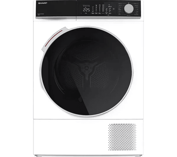 SHARP KD-NHL2S9GW2-EN 12 kg Heat Pump Tumble Dryer - White