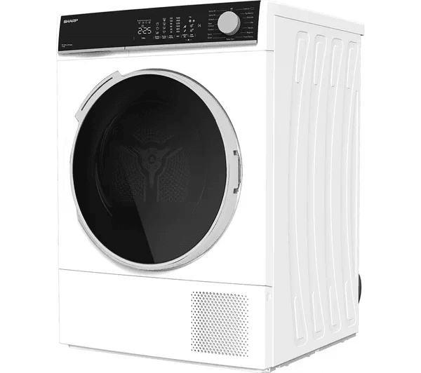SHARP KD-NHL2S9GW2-EN 12 kg Heat Pump Tumble Dryer - White