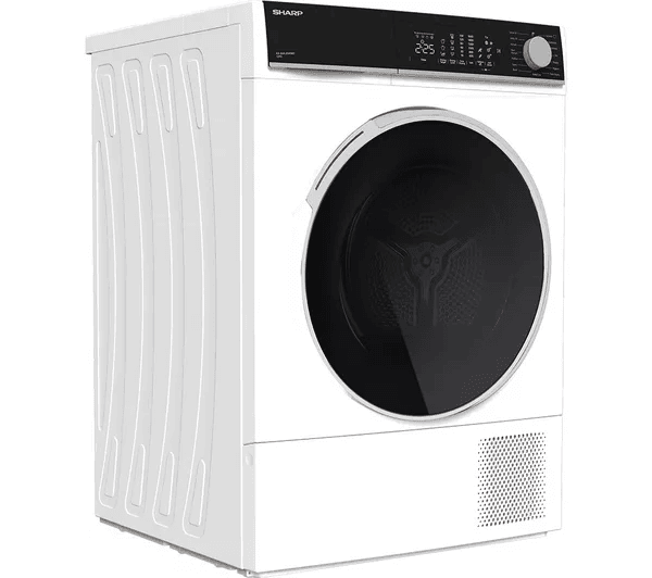 SHARP KD-NHL2S9GW2-EN 12 kg Heat Pump Tumble Dryer - White