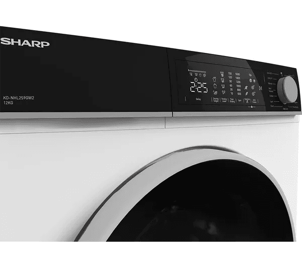 SHARP KD-NHL2S9GW2-EN 12 kg Heat Pump Tumble Dryer - White