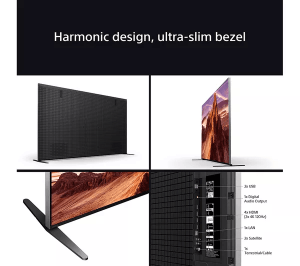 SONY BRAVIA 9 85 inch QLED XR Mini LED 4K HDR Smart TV - K85XR90PU