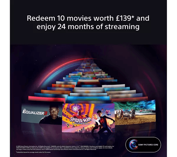 SONY BRAVIA 9 85 inch QLED XR Mini LED 4K HDR Smart TV - K85XR90PU