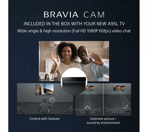 SONY BRAVIA XR A95L 65 inch QD-OLED 4K HDR Smart TV - XR65A95LU