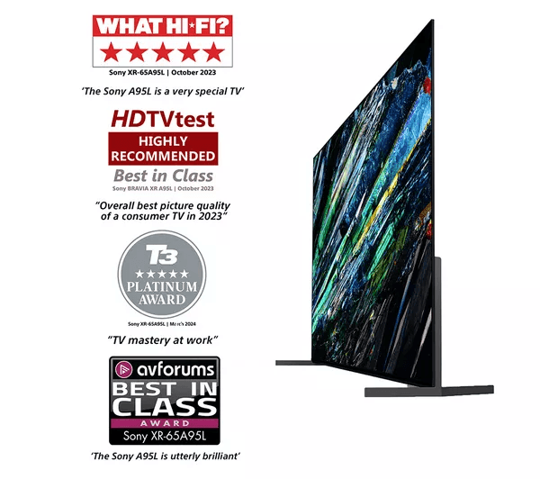 SONY BRAVIA XR A95L 65 inch QD-OLED 4K HDR Smart TV - XR65A95LU