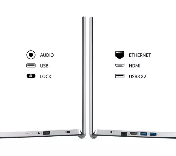 ACER Aspire 3 15.6 Laptop - Intel® Core™ i7 512 GB SSD Silver