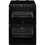 AEG SteamBake CCB6741ACB 60 cm Electric Ceramic Cooker - Black