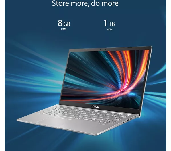 ASUS X515MA-EJ869W 15.6 Laptop - Intel® Celeron® 1 TB HDD & 128 GB SSD Silver