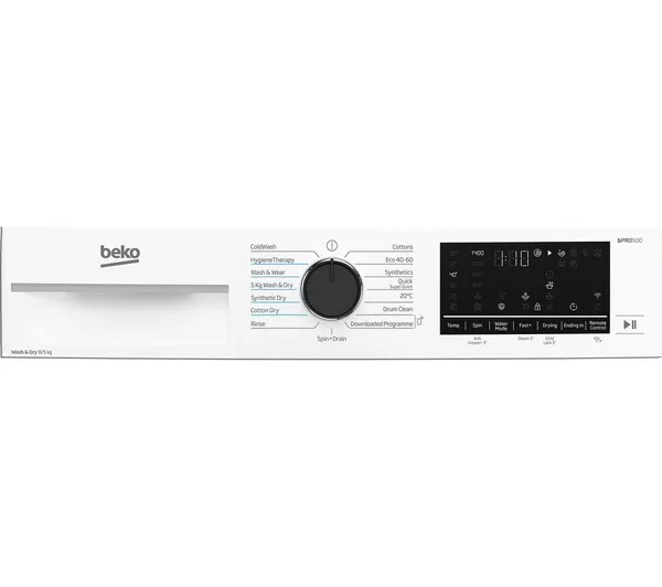 BEKO UltraFast B3D58545UW WiFi-enabled 8 kg Washer Dryer - White