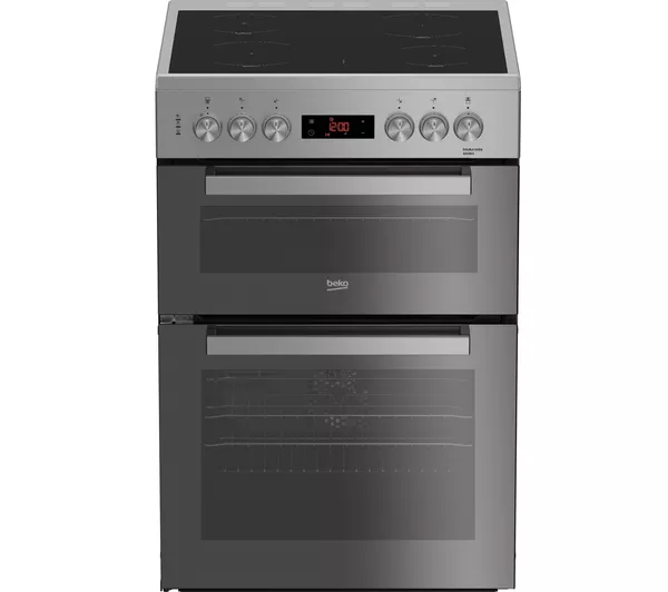 BEKO XDC663SM 60 cm Electric Ceramic Cooker - Silver