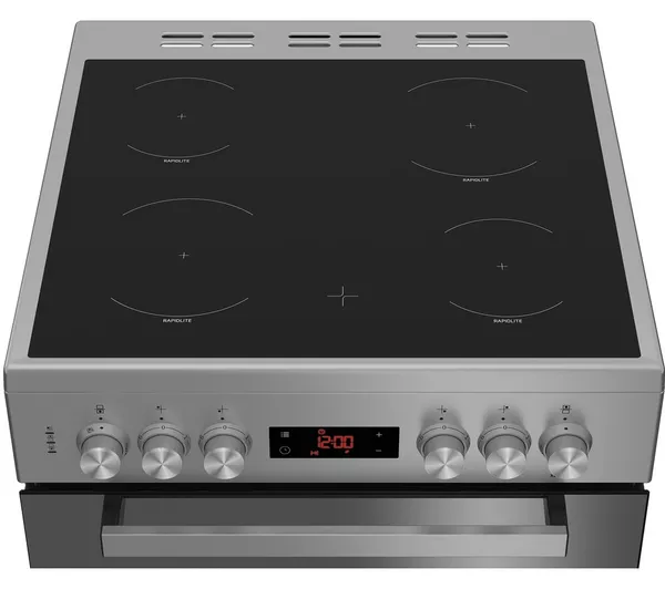 BEKO XDC663SM 60 cm Electric Ceramic Cooker - Silver