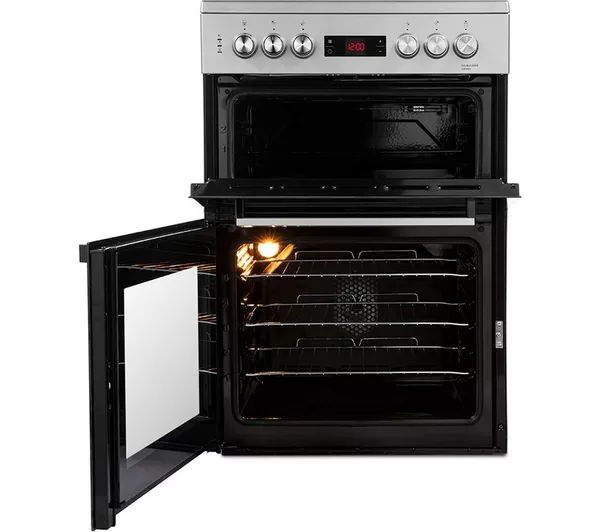 BEKO XDC663SM 60 cm Electric Ceramic Cooker - Silver