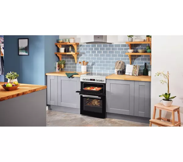 BEKO XDC663SM 60 cm Electric Ceramic Cooker - Silver