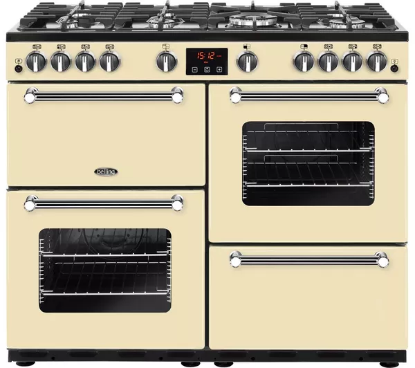 BELLING Kensington X100G Gas Range Cooker - Cream