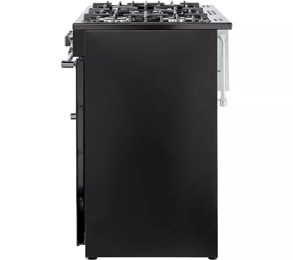 BELLING Kensington X90G Gas Range Cooker - Black & Chrome