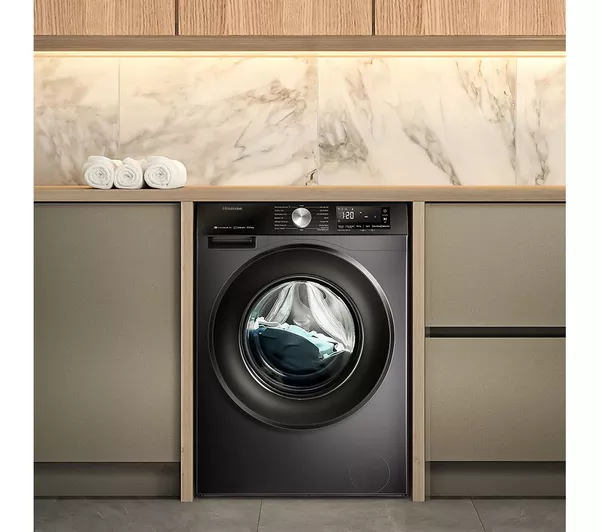 HISENSE 3S Series WD3S1043BB3 WiFi-enabled 10 kg Washer Dryer - Black