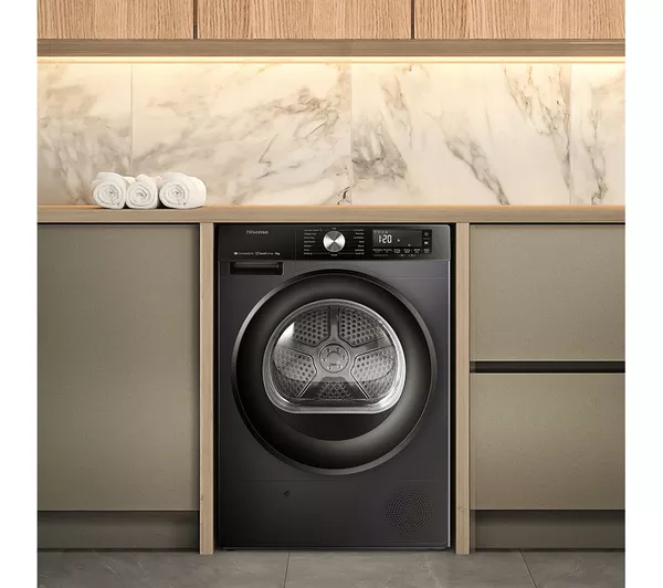 HISENSE 3S Series WD3S1043BB3 WiFi-enabled 10 kg Washer Dryer - Black