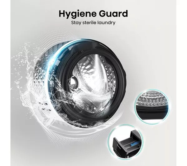 HISENSE 3S Series WD3S1043BB3 WiFi-enabled 10 kg Washer Dryer - Black