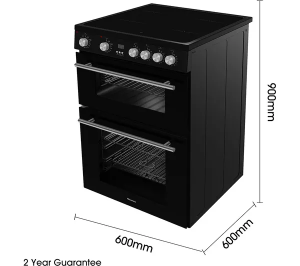 HISENSE HDE3211BIBUK 60 cm Electric Induction Cooker - Black