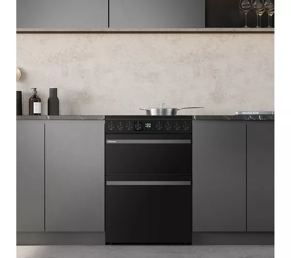 HISENSE Hi6 Max 80 50L HDCEC6C20B 60cm Electric Ceramic Cooker - Jet Black