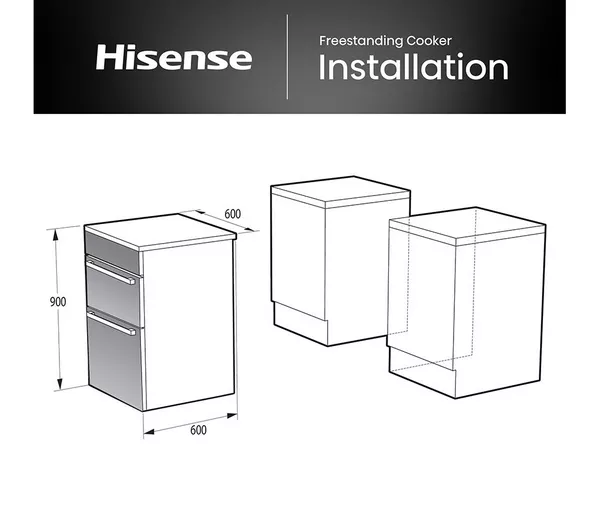 HISENSE Hi6 Max 80 50L HDCEC6C20W 60cm Electric Ceramic Cooker - White