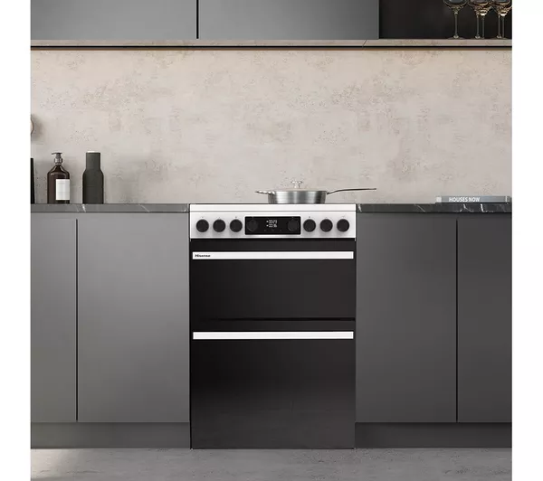 HISENSE Hi6 Max 80 50L HDCEC6C20W 60cm Electric Ceramic Cooker - White