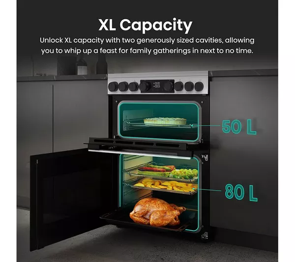 HISENSE Hi6 Max 80 50L HDCEC6C20W 60cm Electric Ceramic Cooker - White