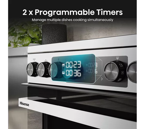 HISENSE Hi6 Max 80 50L HDCEC6C20W 60cm Electric Ceramic Cooker - White