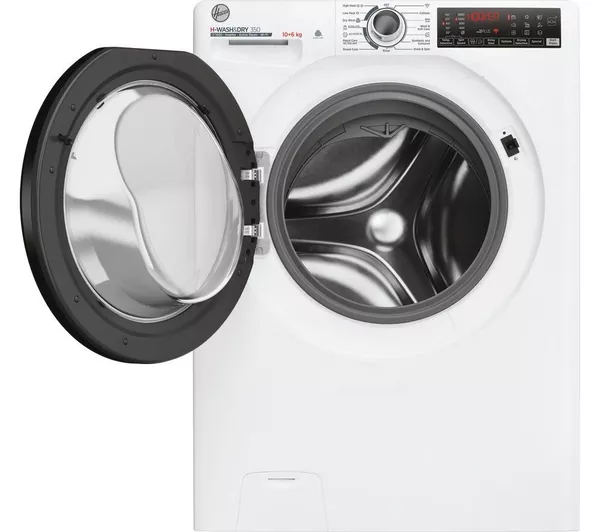 HOOVER H Wash 350 H3DPS41066TAMB80 WiFi-enabled 10 kg Washer Dryer - White