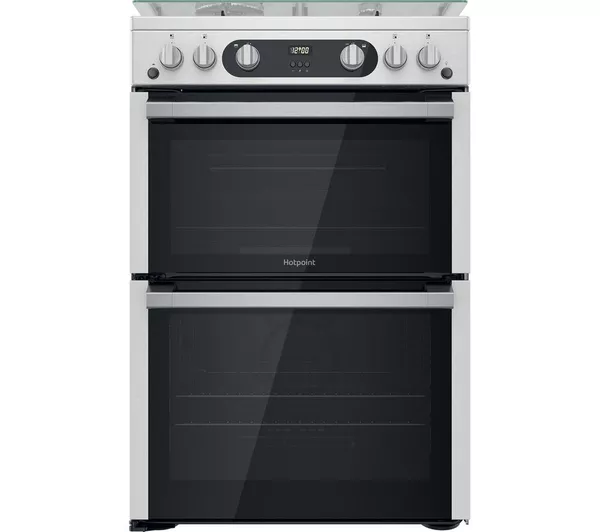 HOTPOINT HDM67G0C2CX 60 cm Gas Cooker - Inox