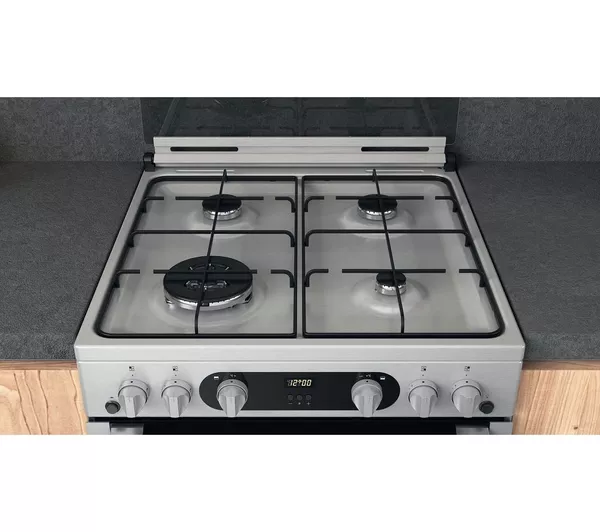HOTPOINT HDM67G0C2CX 60 cm Gas Cooker - Inox