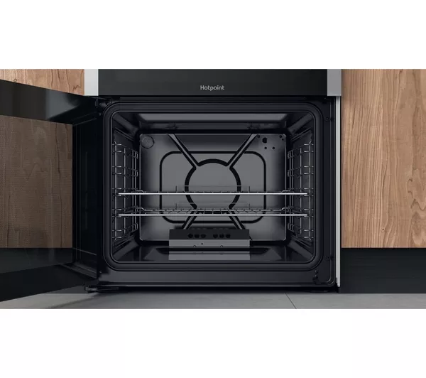 HOTPOINT HDM67G0C2CX 60 cm Gas Cooker - Inox