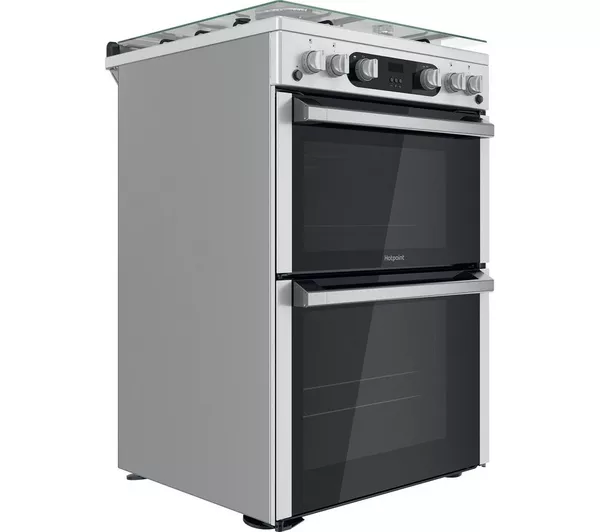 HOTPOINT HDM67G0C2CX 60 cm Gas Cooker - Inox