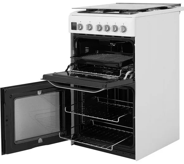 HOTPOINT Multiflow HD5G00CCW UK 50 cm Gas Cooker - White