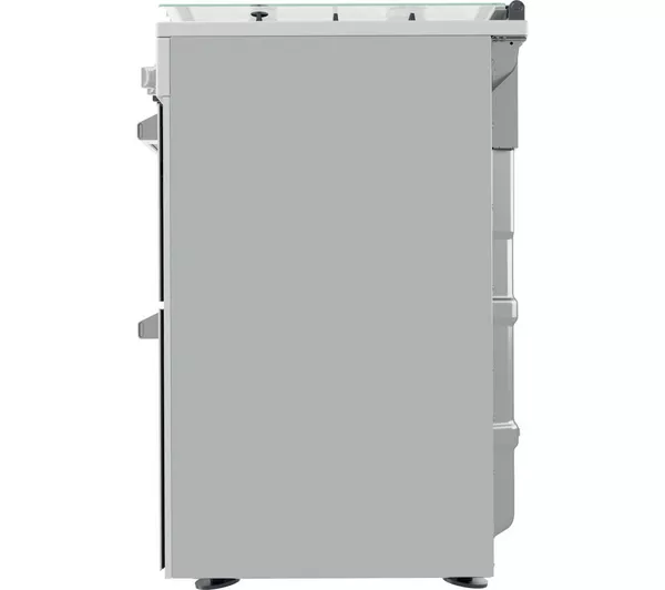 HOTPOINT Multiflow HDM67G8C2CX 60 cm Dual Fuel Cooker - Stainless Steel