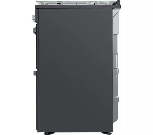 HOTPOINT Multiflow HDM67G9C2CB 60 cm Dual Fuel Cooker - Black