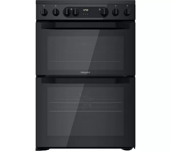 HOTPOINT Multiflow HDM67V9CMB 60 cm Electric Ceramic Cooker - Black