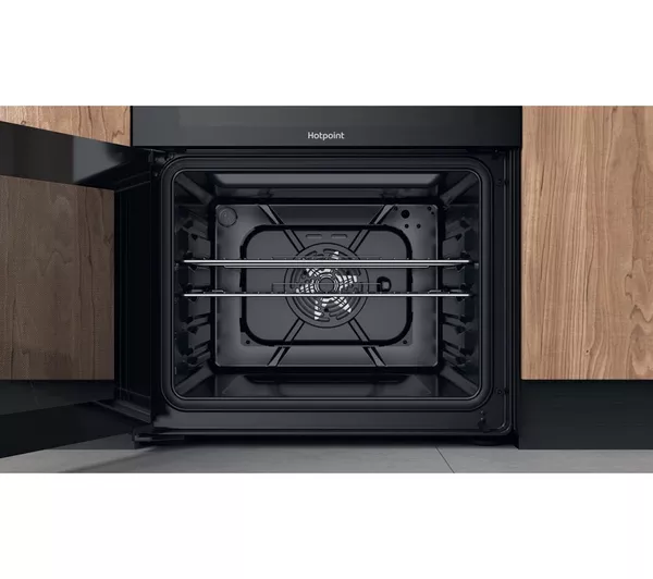 HOTPOINT Multiflow HDM67V9CMB 60 cm Electric Ceramic Cooker - Black