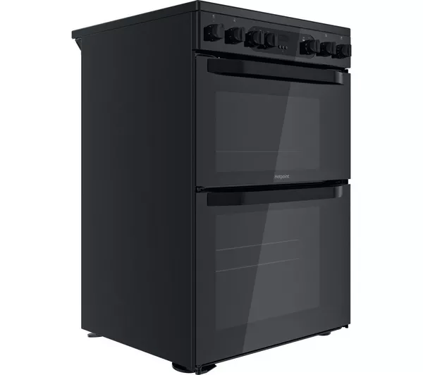 HOTPOINT Multiflow HDM67V9CMB 60 cm Electric Ceramic Cooker - Black