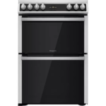 HOTPOINT Multiflow HDT67V9H2CX 60 cm Electric Ceramic Cooker - Inox
