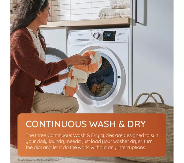 HOTPOINT NDB 9635 W UK 9 kg Washer Dryer - White