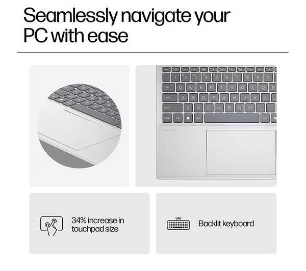 HP Pavilion 16-af0505sa 16 Laptop - Intel® Core™ Ultra 5 512 GB SSD Sky Blue