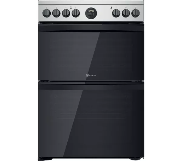 INDESIT ID67V9HCX 60cm Electric Ceramic Cooker - Stainless Steel