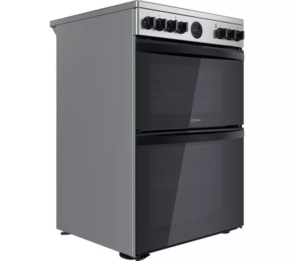 INDESIT ID67V9HCX 60cm Electric Ceramic Cooker - Stainless Steel