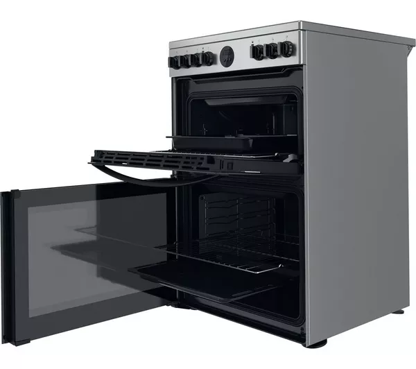 INDESIT ID67V9HCX 60cm Electric Ceramic Cooker - Stainless Steel
