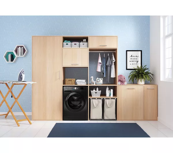 INDESIT Innex Steam Push&Go BDE 96436 KV UK 9 kg Washer Dryer - Black