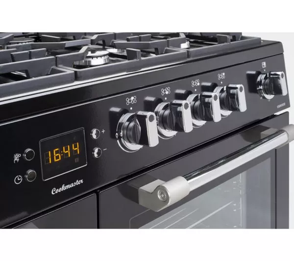 LEISURE Cookmaster CK110F232K Dual Fuel Range Cooker - Black