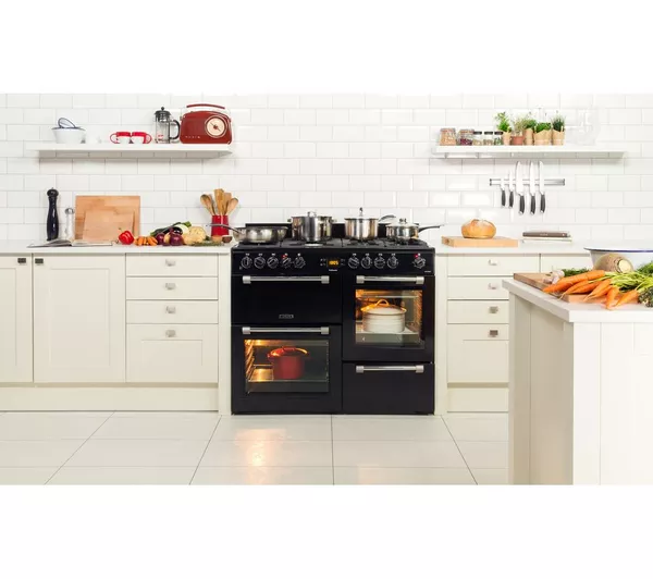 LEISURE Cookmaster CK110F232K Dual Fuel Range Cooker - Black